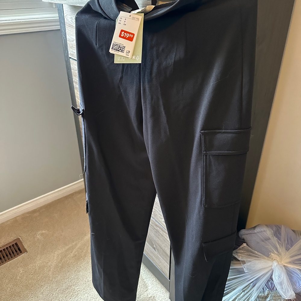 H&M Black Pantsuit Tailored Elegance
